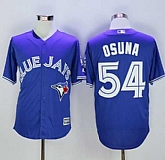 Toronto Blue Jays #54 Roberto Osuna Blue New Cool Base 40TH Anniversary Stitched Baseball Jersey,baseball caps,new era cap wholesale,wholesale hats